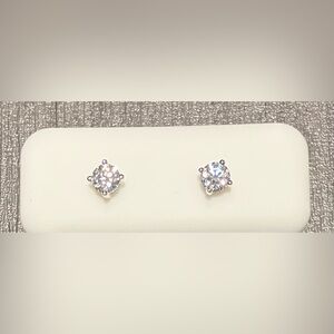 Moissanite Earrings 925 sterling silver